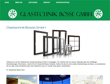 Tablet Screenshot of glas-bosse.de